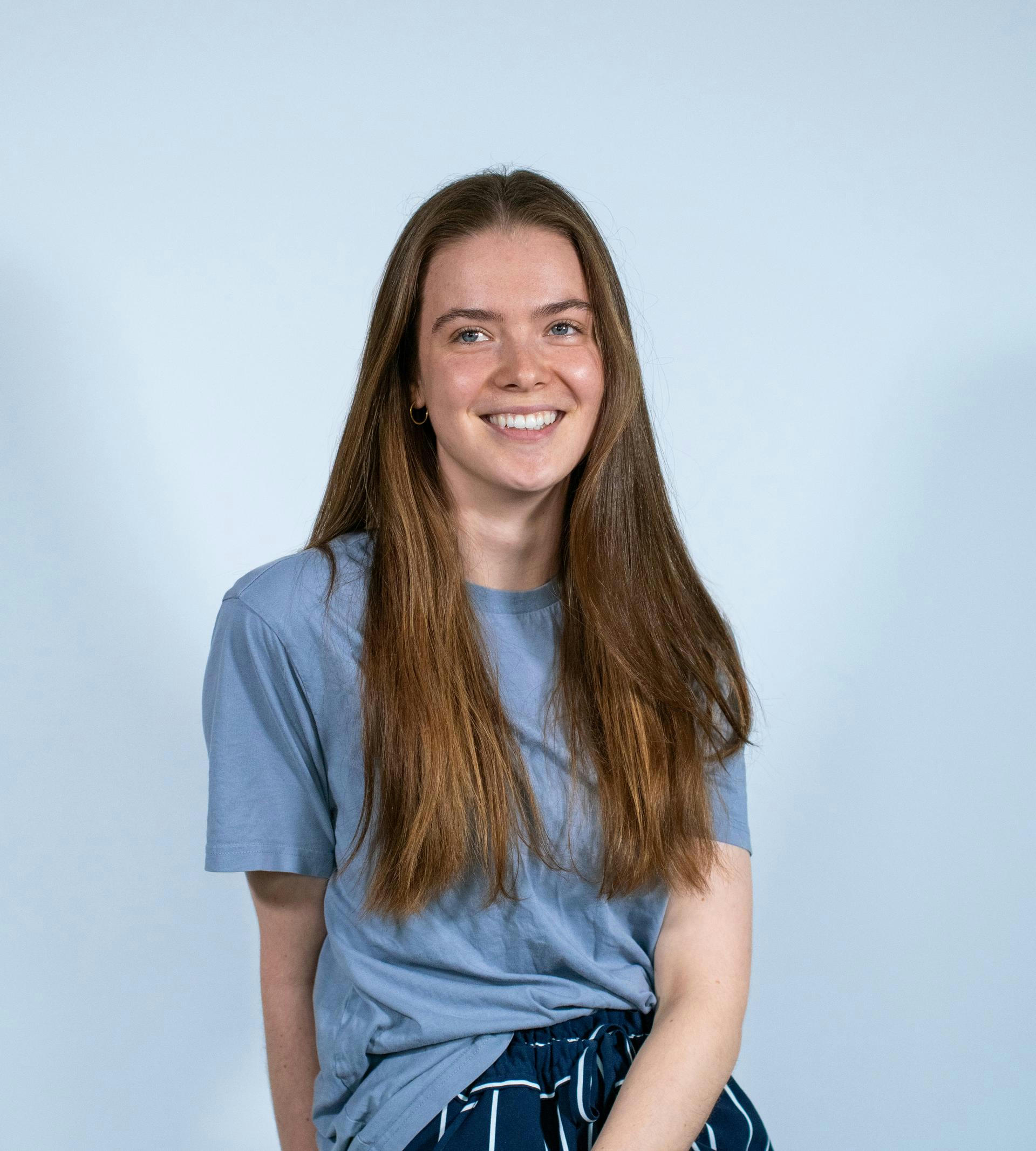 Portrait of a very friendly woman