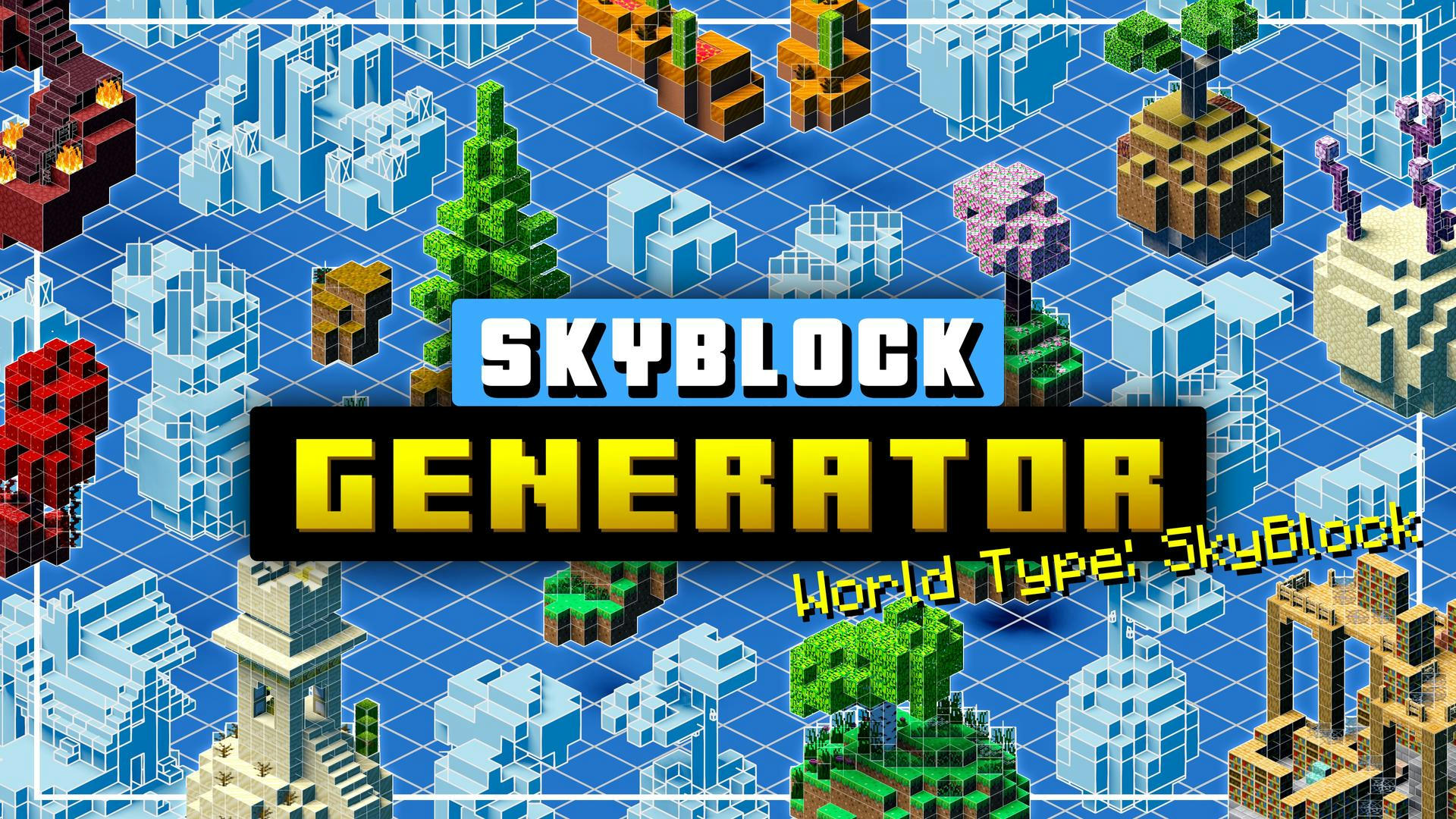 Skyblock Generator Keyart