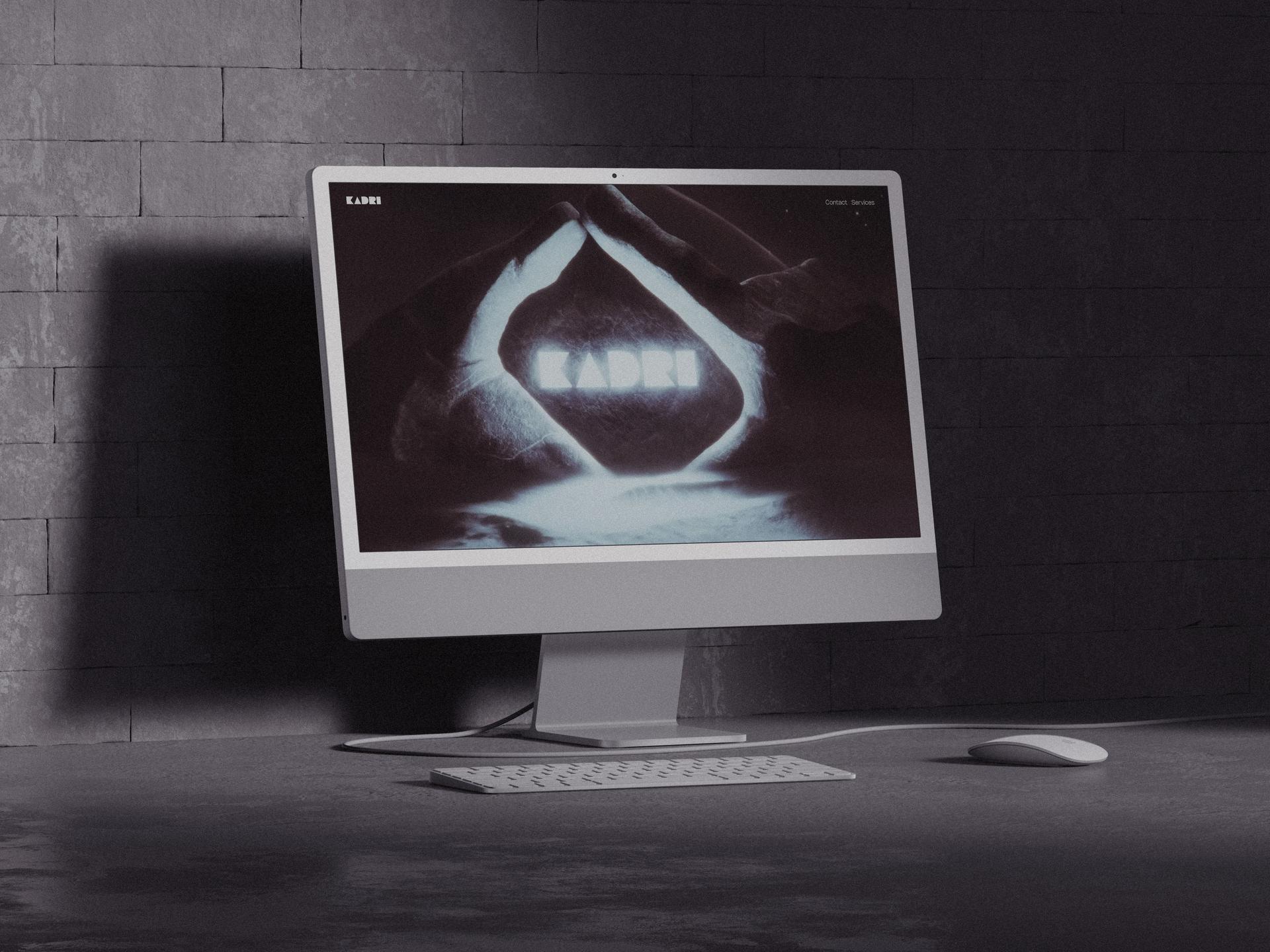 Website screen of the KADRI studios project