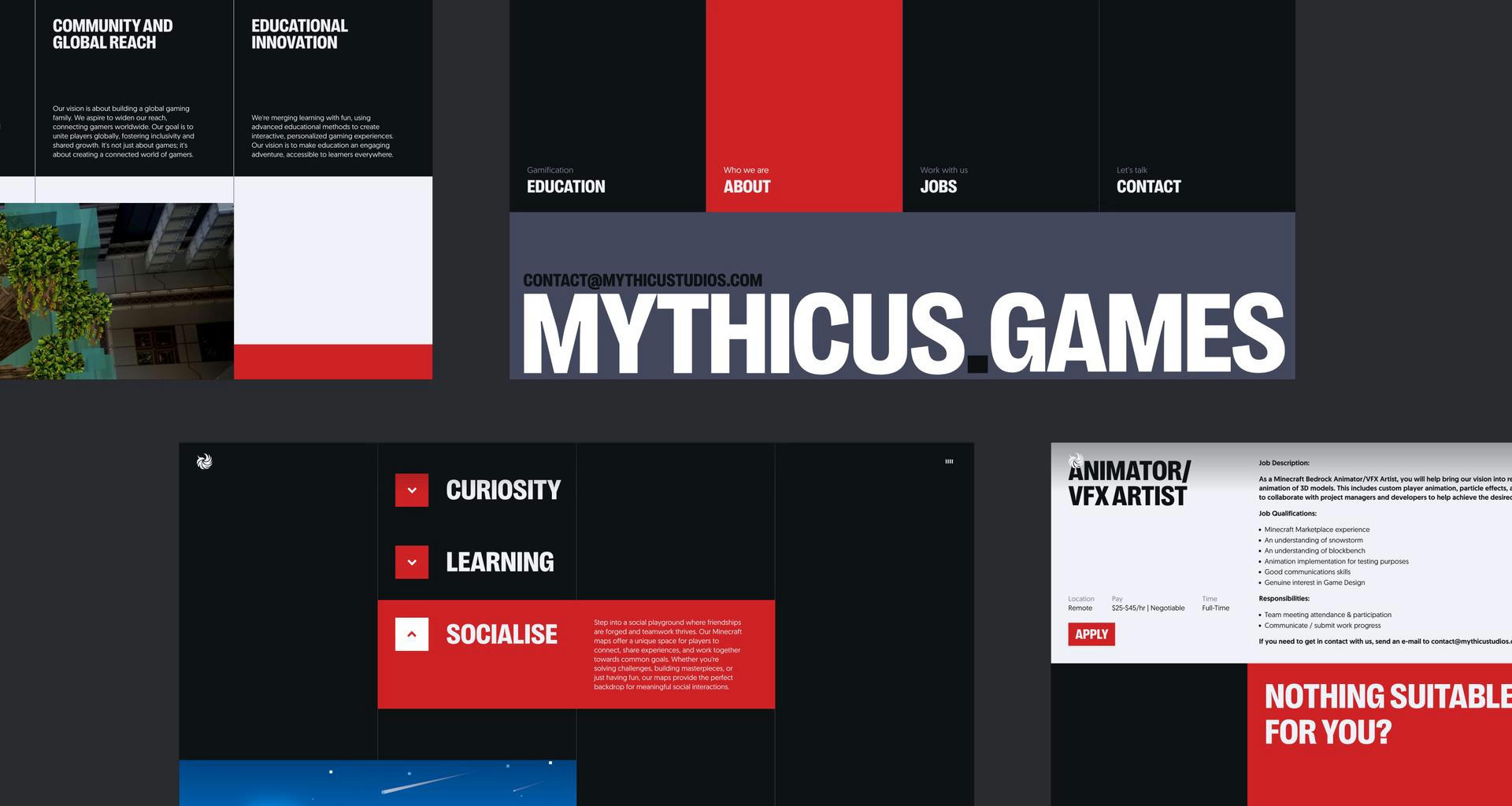 Thumbnail of the Mythicus Studios project