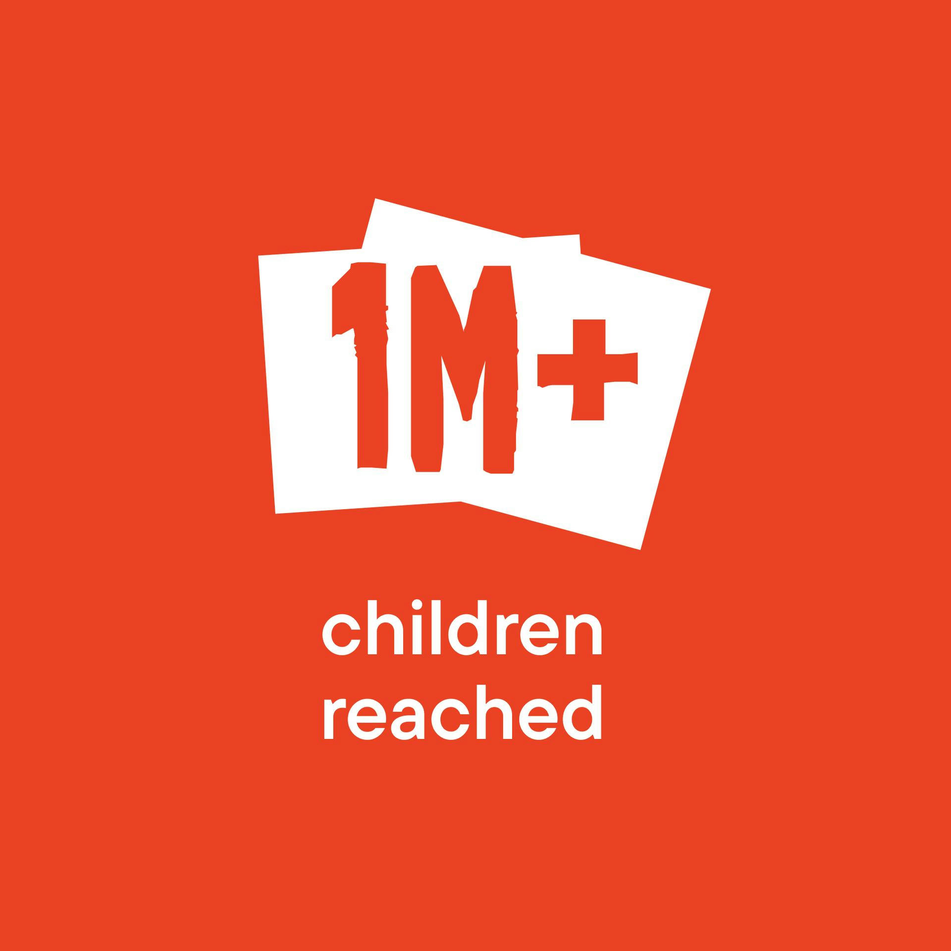 Starfish reaches more than 1 Million children's with their games.